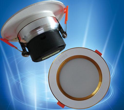 LED3W筒灯2.5寸开孔7-8公分客厅吊顶护眼天花灯暖白光RF-500T
